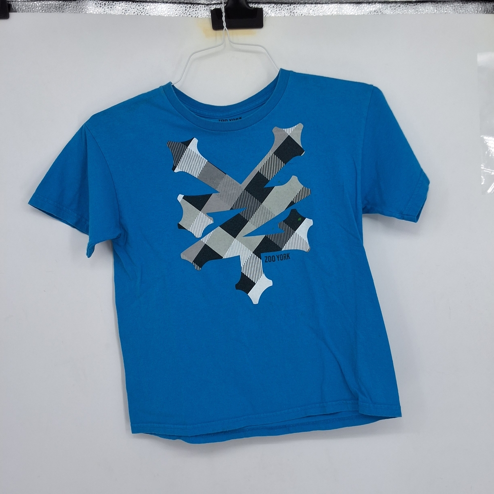 Zoo York Youth Medium Blue and Black Graphic Tee